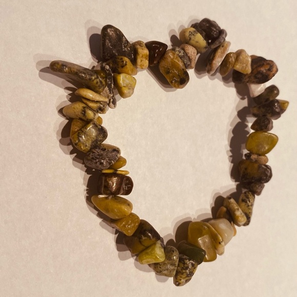 Natural Stone Irregular Beaded Bracelet - Picture 1 of 6